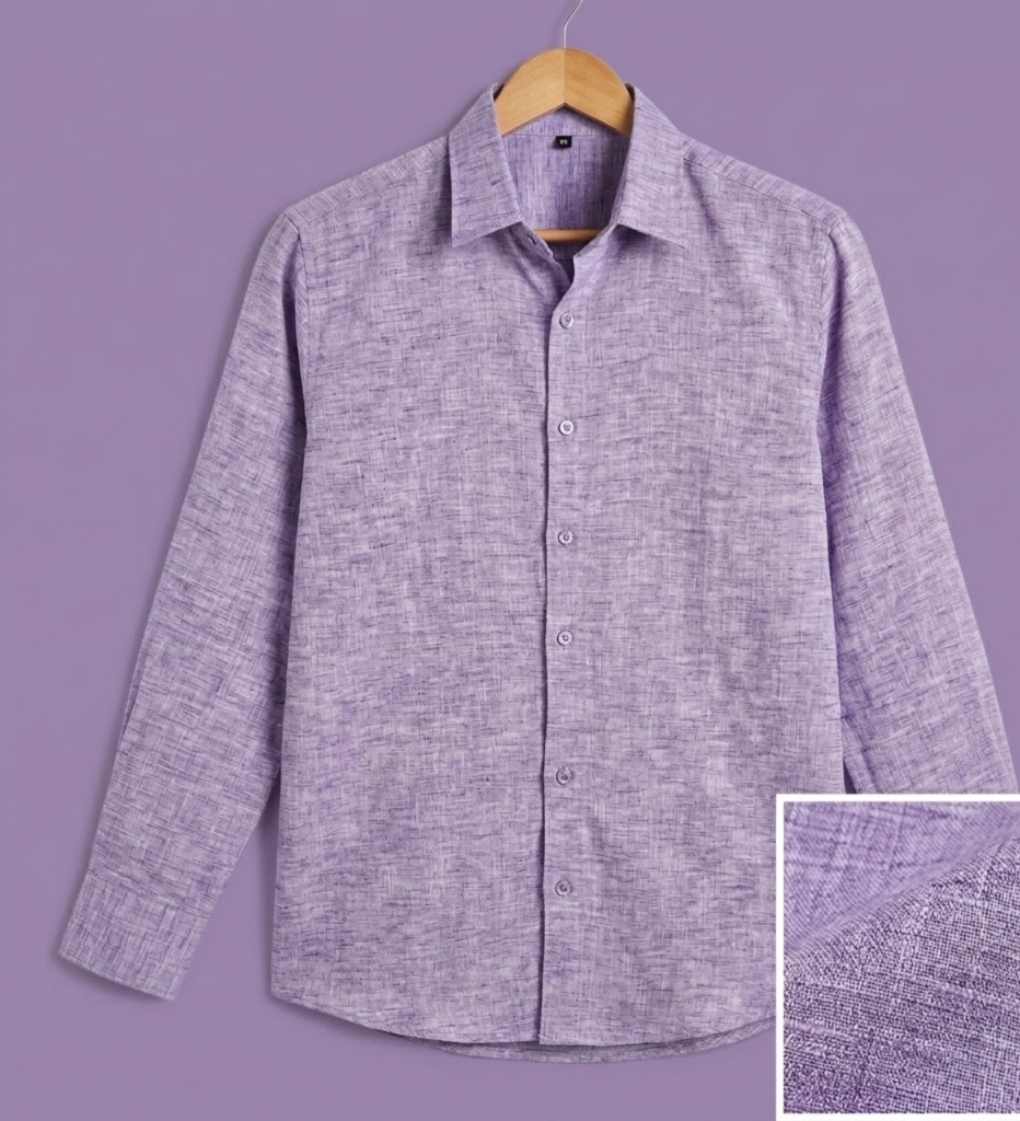Purple Linen Shirt