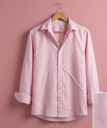 Pink Linen Shirt