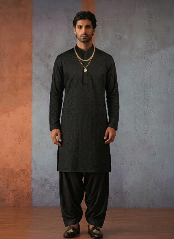 Black Pathaani Set