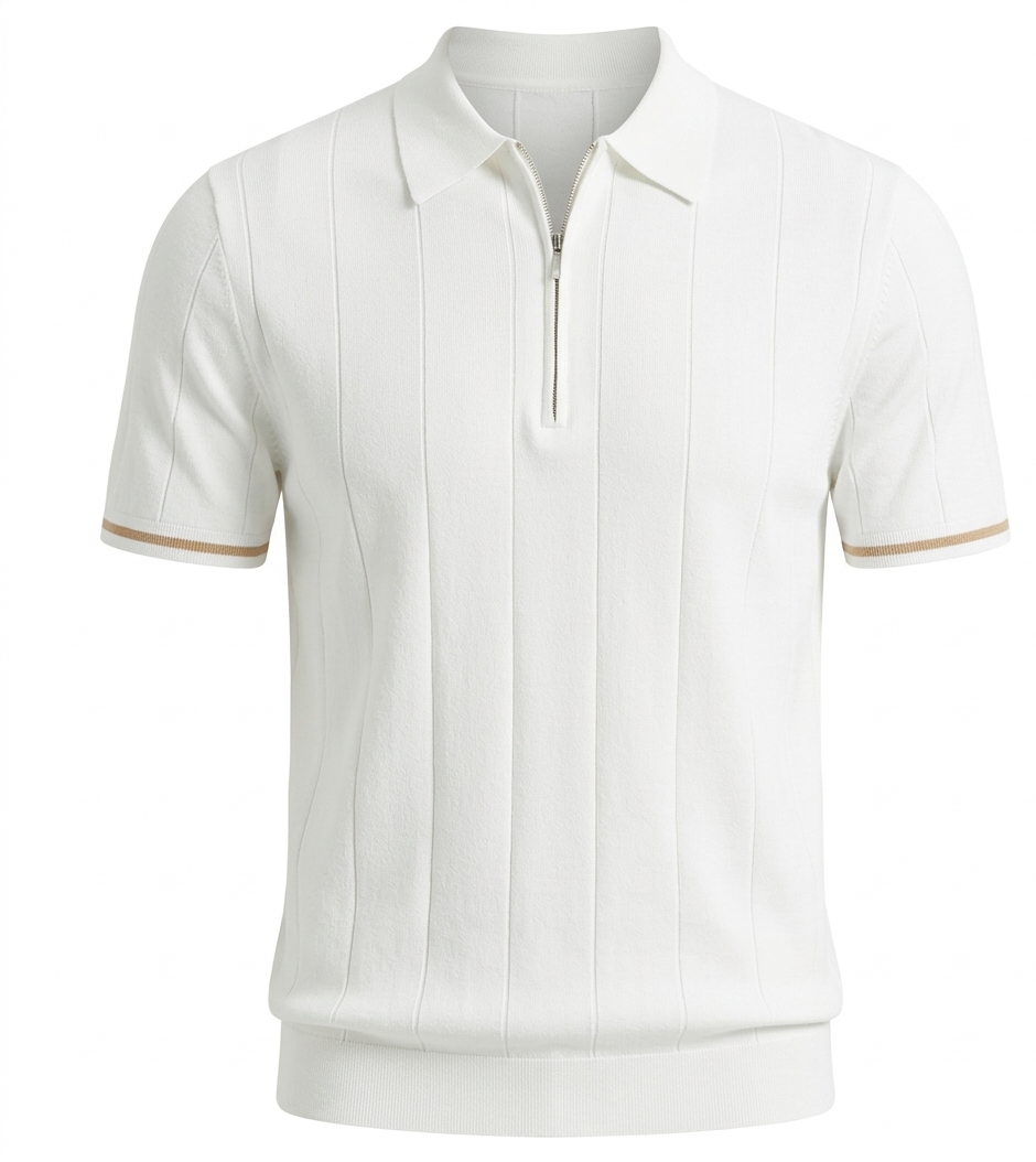 Signature White Polo