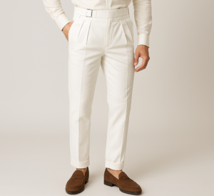 White Gurkha Pant