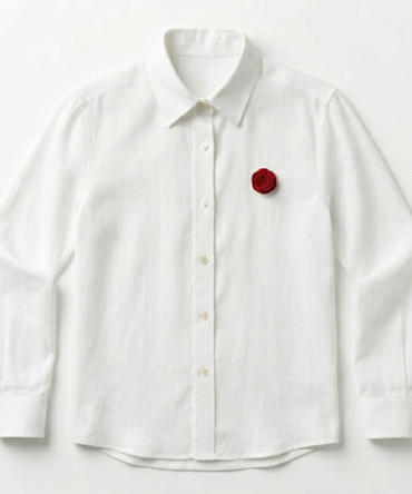 Linen x Red Rosette