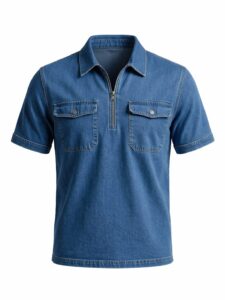 Denim Utility Polo