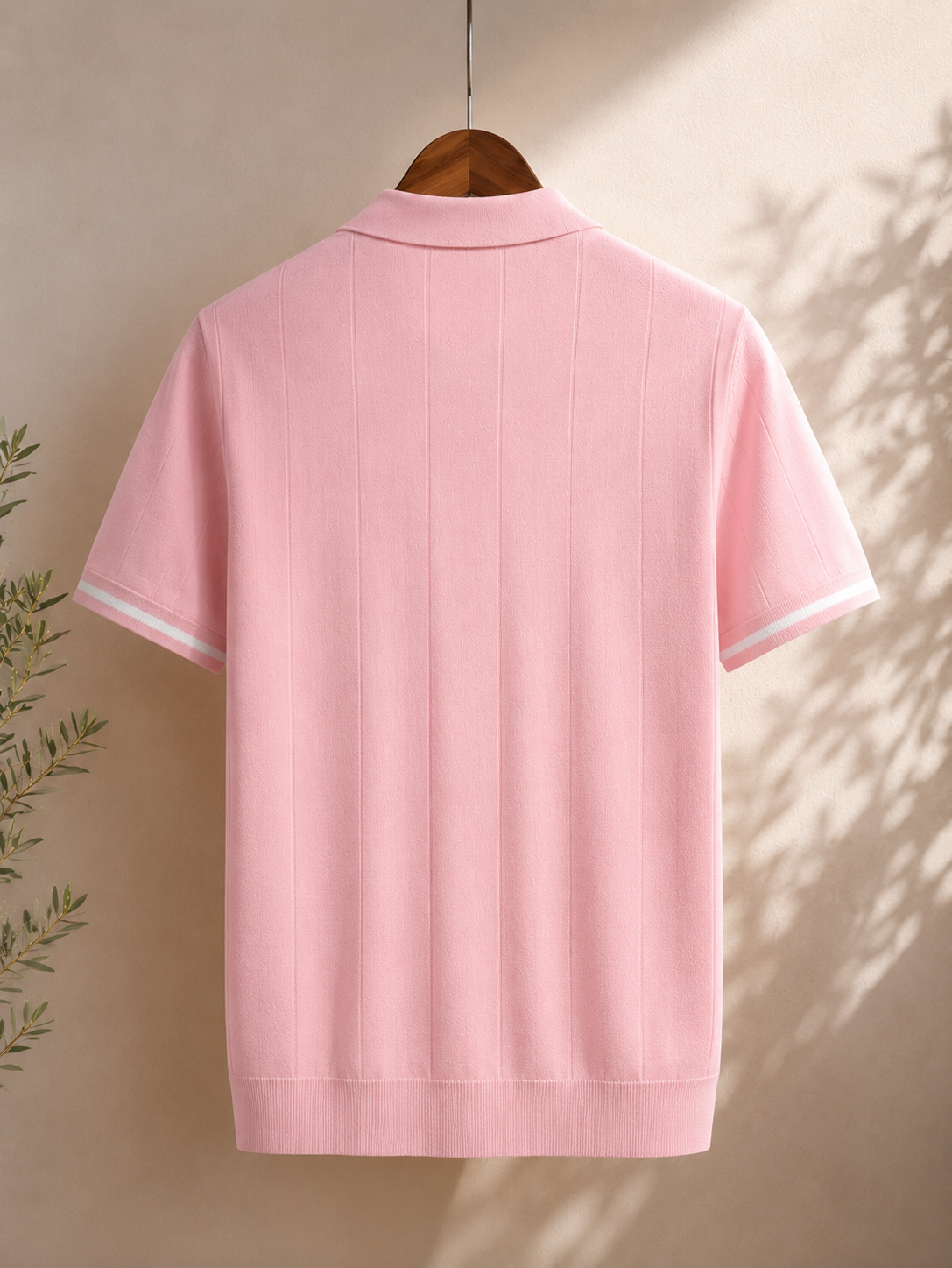 Rosé Knit Polo
