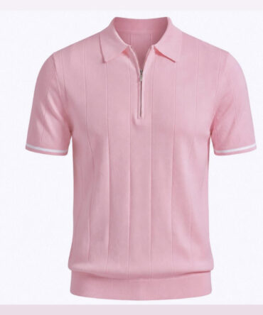 Rosé Knit Polo